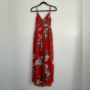 Love Tree Floral Maxi Dress Size M